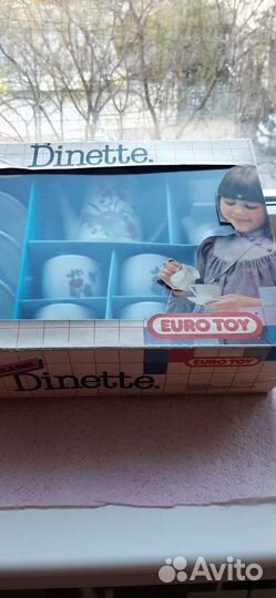 Детский фарфоровой кофейный сервиз ГДР