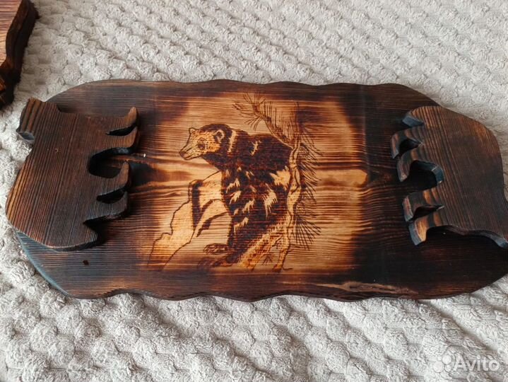 Подносы из массива дерева в подарок для мужчин