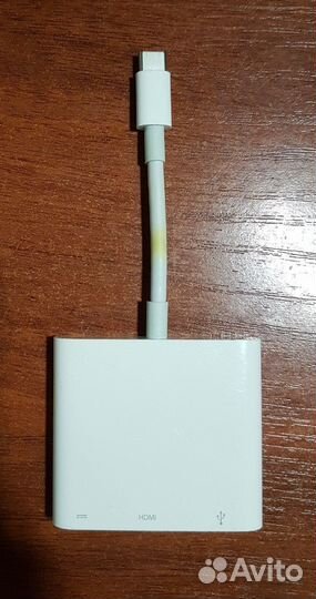 Многопортовый цифровой AV-адаптер Apple USB-C