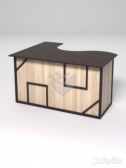 Стол эргономичный офисный сэ-14А (правосторонний)