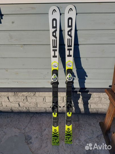 Горные лыжи детские спортцех sl+gs с креплениями