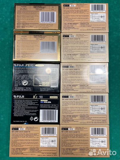 Аудиокассеты тип 2 TDK, Maxell, Fuji