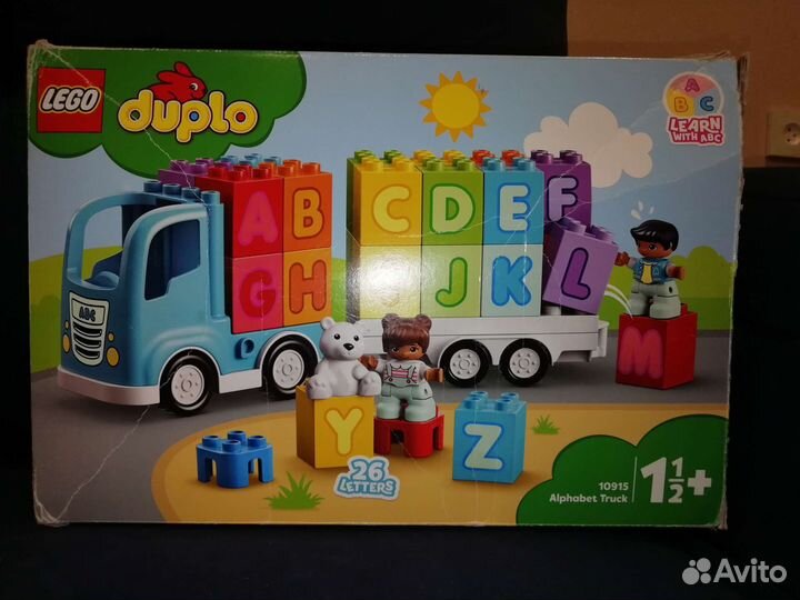 Lego duplo грузовик алфавит