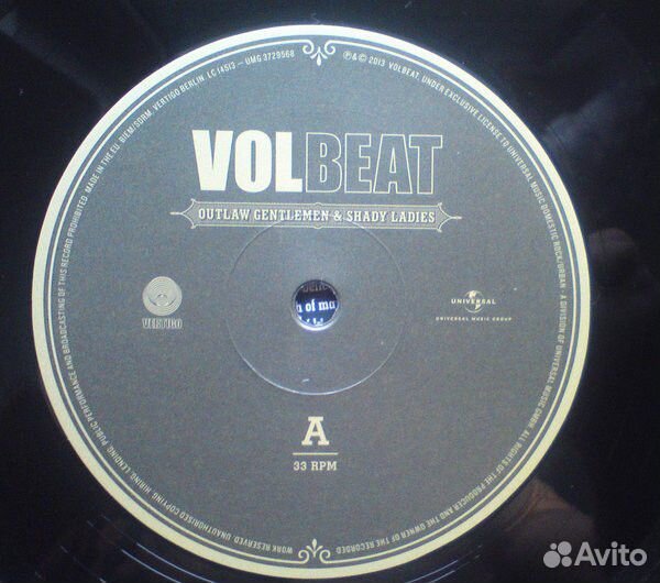 Виниловая пластинка Volbeat, Outlaw Gentlemen And