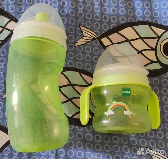 Посуда для кормления, бутылочки мам, поильники