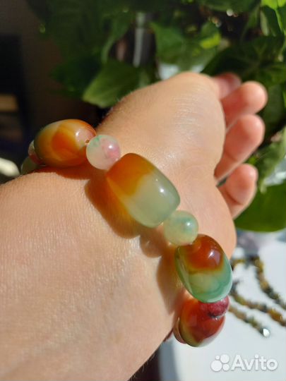 Комплект из агата