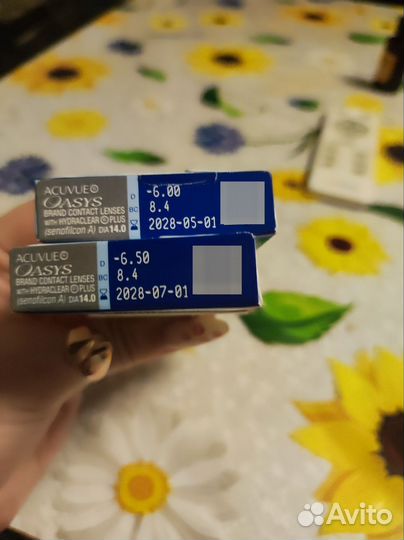 Линзы acuvue oasys
