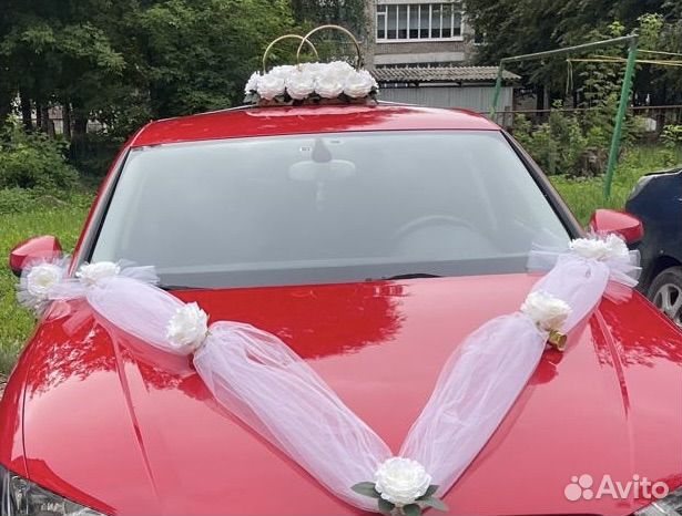 Свадебные украшения на машину б/у