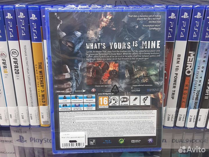 Thief (PS4,Новый)