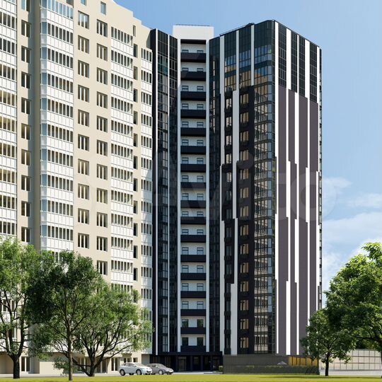 1-к. квартира, 48 м², 3/17 эт.