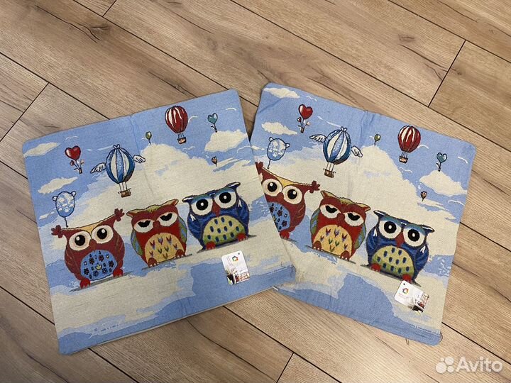 Новые гобеленовые наволочки 2 шт