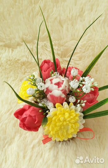 Букеты из мыла ручной работы