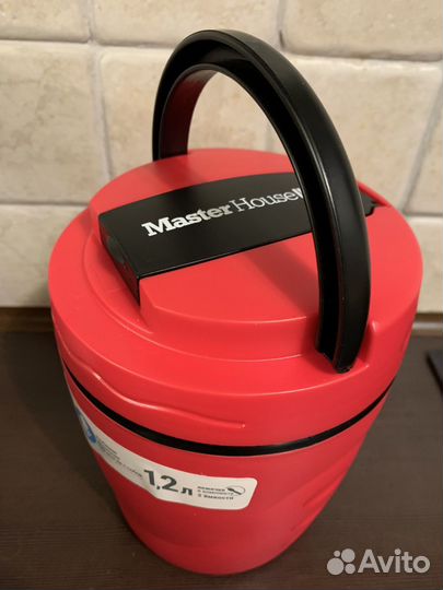 Ланч бокс термос с ложкой и 2 мя емкостями