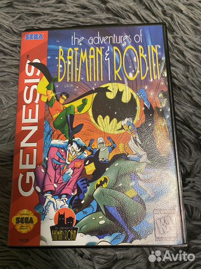 Картридж Sega The Adventures of Batman & Robin