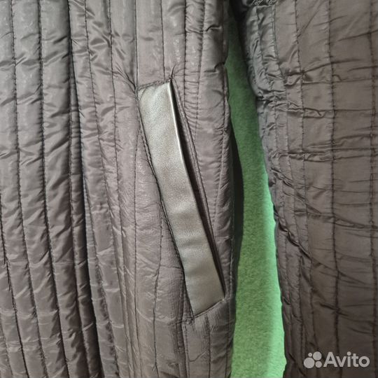 Демисезонное стеганное полупальто