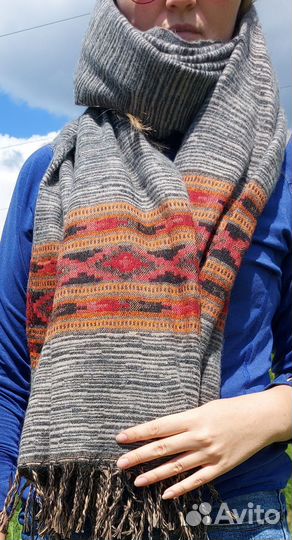 Индийский плед-шаль