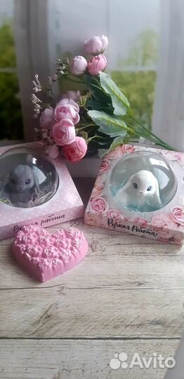 Мыло. Зайчата и Котята. Подарок