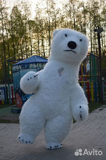 Ростовая кукла белый медведь