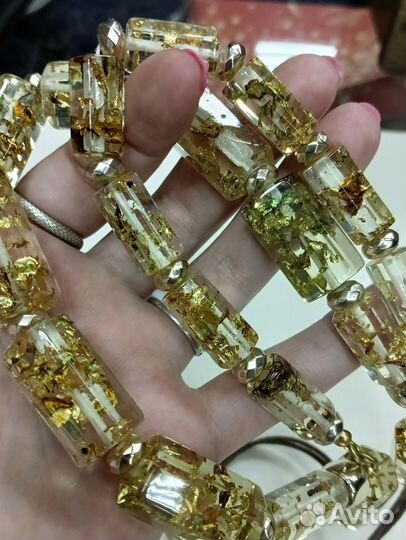 Бусы колье