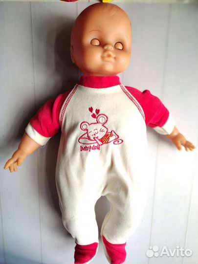 Мягконабивной пупс гдр 80-х годов