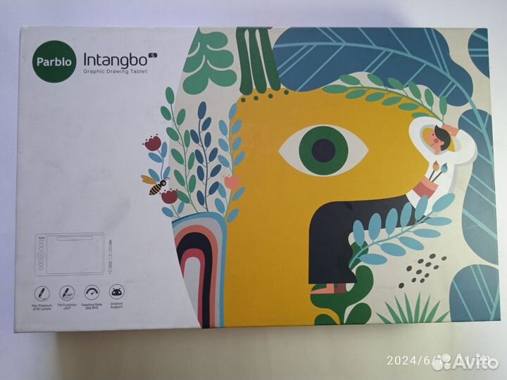 Графический планшет Parblo Intango S 7x4 inches