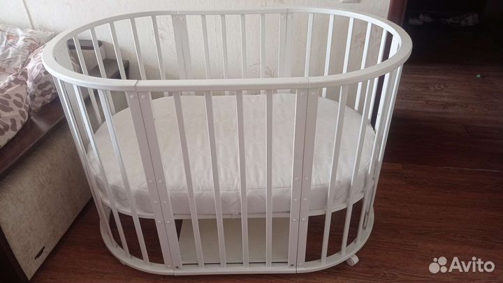 Кроватка-трансформер 6 в 1 с колесами бу