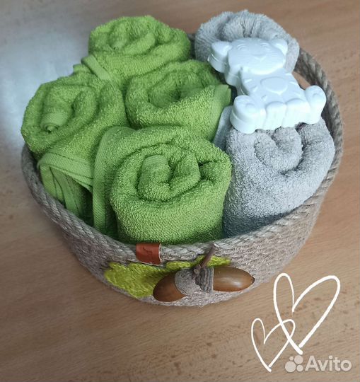 Корзина из джута