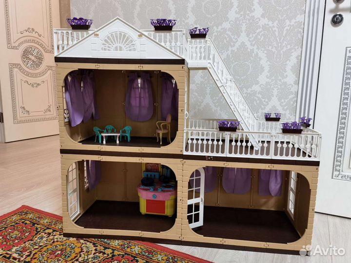 Домик кукольный (пластиковый, конструктор)