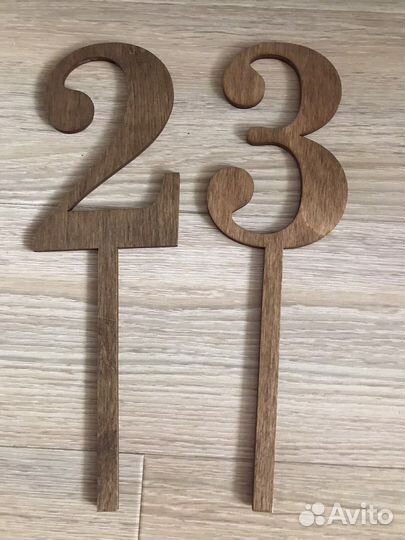 Цифры из фанеры