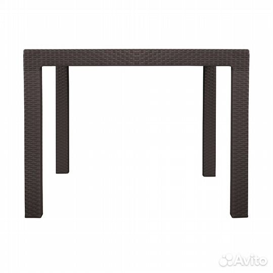 Стол ротанг плюс 940х940х740мм венге