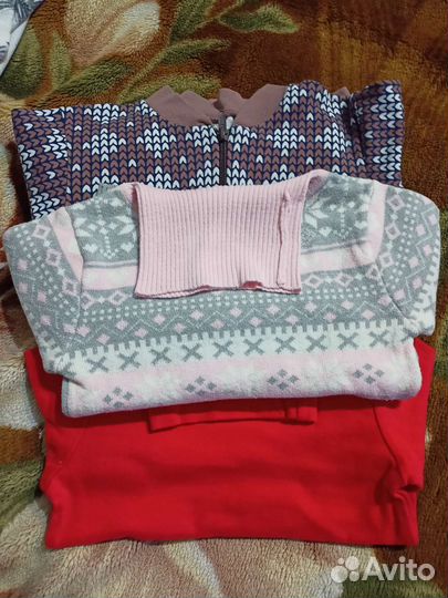 Детские вещи пакетом для девочки 110 116