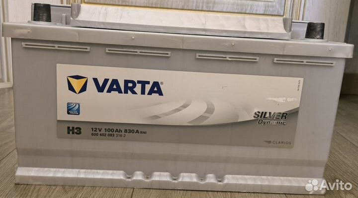 Аккумулятор varta Silver Dynamic 12V 100Ah 830A 60