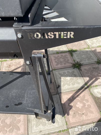 Мангал с печью под казан