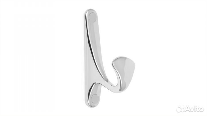 Крючок однорожковый полированный хром LUiS K102CP