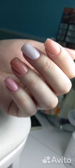 Маникюр, покрытие гель лак, укрепление, дизайн