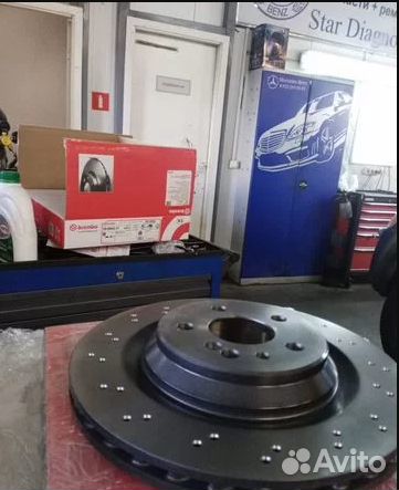Диск тормозной задний Mercedes-Benz W220 CL 55 AMG