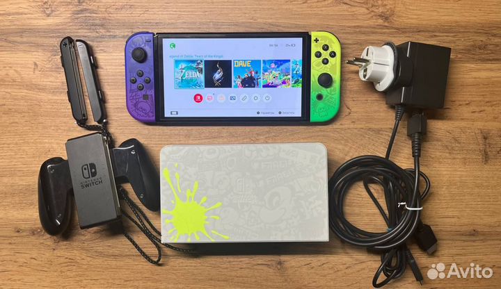 Nintendo Switch Oled Splatoon 3 Edition прошитый