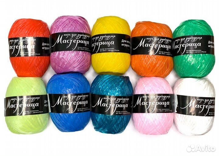 Для вязания мочалок пряжа
