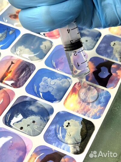 Стикеры 3D оптом от 50 штук