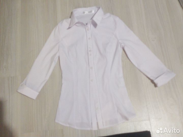 Форма для школы(блуза и брюки) на рост 140-146см