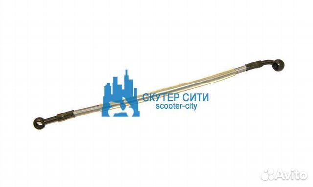 Шланг тормозной L350 mm фитинг 0/90 гр. 500 ALL
