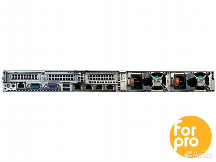 Сервер dell R640 8SFF 2x4110Sil 384GB, H740p