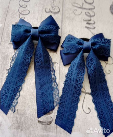 Бантики на косички в школу
