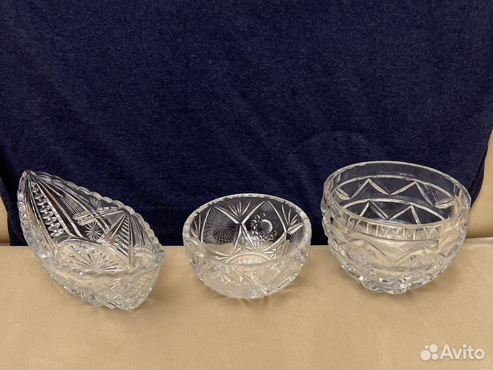 Хрустальная конфетница