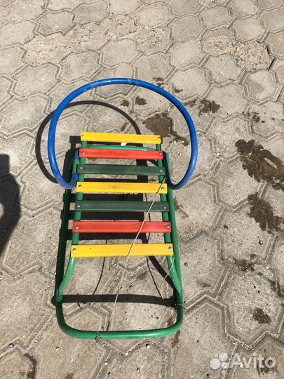 Детские зимние санки