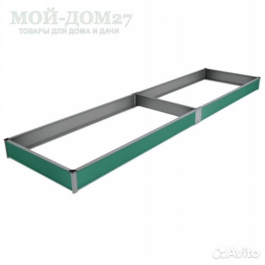 Оцинкованная грядка 1х3,8 метра