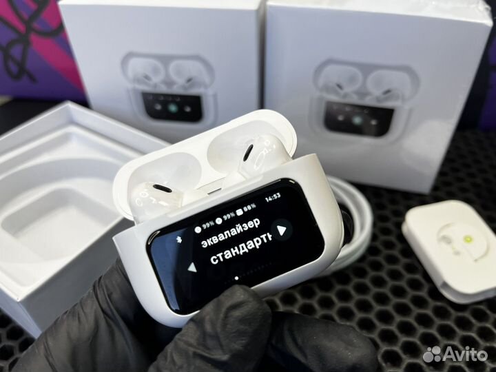 Airpods pro 2 с сенсорным экраном