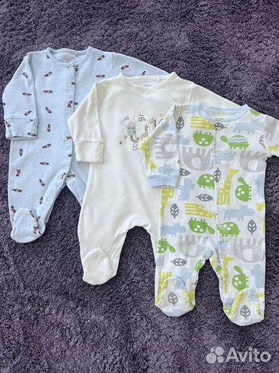Боди комбинезоны next carters 0-3 мес