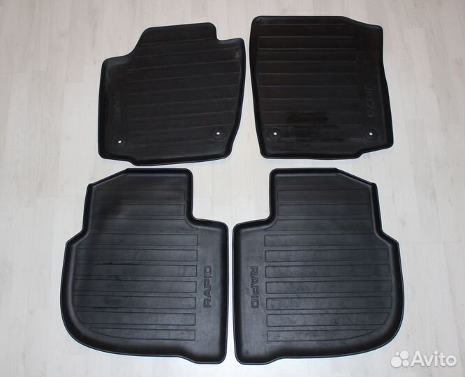 Коврики в салон Шкода Рапид Skoda Rapid