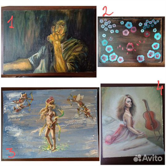 Картины маслом арт